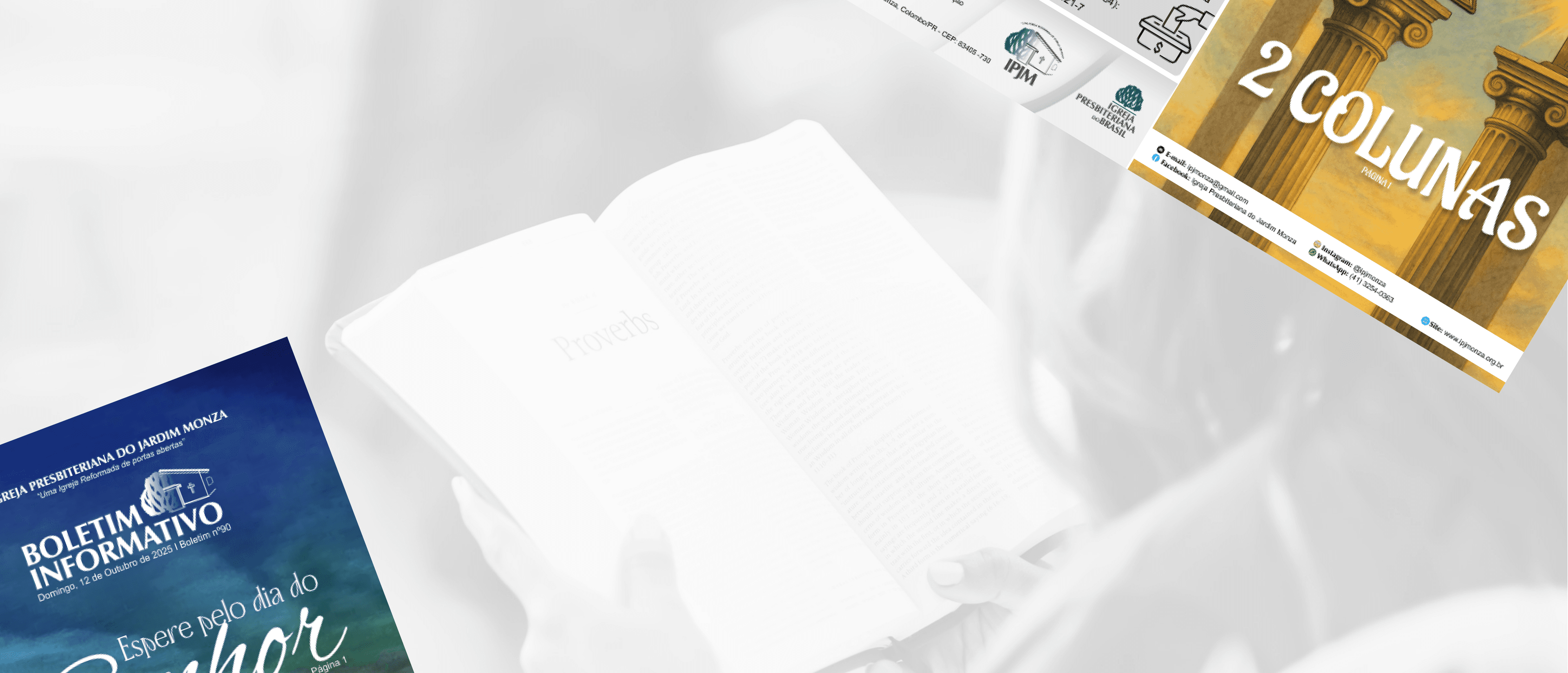 Banner para acesso ao Boletim e Liturgia